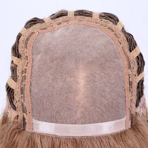 定制浅棕色俄罗斯处女发 4*5 单顶假发，开放式纬纱双拉直发，自然波浪女式假发，适合沙龙 - Product Image 2