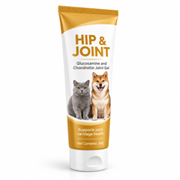 Formule Avancée pour Articulations d'Animaux de Compagnie : Gel Soin des Hanches et Articulations avec Acide Hyaluronique, MSM et Glucosamine pour Chiens et Chats Actifs