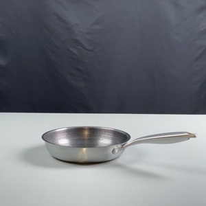 Lüks paslanmaz çelik kızartma tavası ve yapışmaz kek ev mutfak için tava seti gıda sınıfı bal peteği tasarım tencere - Product Image 5