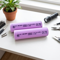Batterie liquide cylindrique 18650 2200mAh rechargeable pour motos et scooters, cathode LiNiMnCoO2, 500 cycles, fonctionnement à -15~65°C