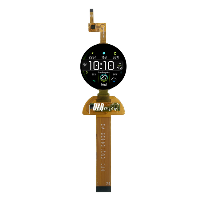 1.43 Inch Oncell 466*466 OLED LCD Display Is Used in Smart Wearable LCD Displays