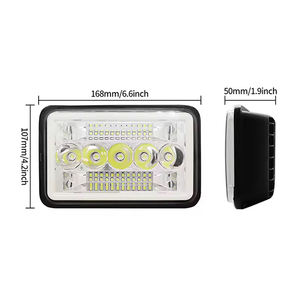 <span class=keywords><strong>Faros</strong></span> delanteros <span class=keywords><strong>LED</strong></span> de alta calidad con luces de trabajo modificadas adecuados <span class=keywords><strong>para</strong></span> <span class=keywords><strong>semirremolques</strong></span> de camiones, vehículos todoterreno, lentes 4D <span class=keywords><strong>para</strong></span> bicicletas de playa - Product Image 2