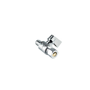 X O.D Q-TURN STRAIGHT SUPPLY STOP 1/2"PEX*1/4"OD Manuel Certifié ISO 9001 pour l'eau et les toilettes, raccord d'angle - Product Image 5