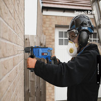 Perceuse à percussion électrique CE GS 13 mm 710 W avec mandrin à clé 1/2 pouce, vitesse variable, OEM, usage industriel/bricolage