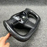 Volant en fibre de carbone compatible avec Tesla Model S X Y Model 3 Yoke, amélioration et modification personnalisables, chauffage intégré
