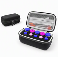 Étui de voyage pour flacons d'insuline, boîte de rangement à 10 compartiments avec fermeture éclair pour flacons de peptides de 1, 2, 3 ml, résistant à l'eau, durable, antichoc