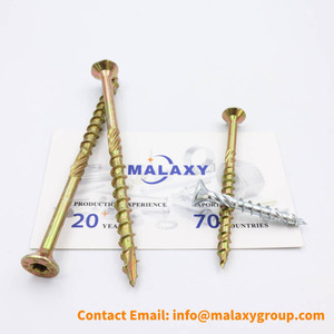 Malaxy Thô Răng Csk Đầu Gỗ Xây Dựng Vít Với 6 ngòi Loại <span class=keywords><strong>17</strong></span> Điểm Cắt Chìm Đầu Torx Ổ Đĩa Ván Vít - Product Image 5