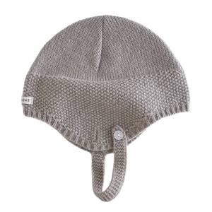 قبعة أطفال كورية لطيفة للجنسين للخريف والشتاء، قبعة محبوكة بأزرار، قبعة رقيقة لحماية الأذن للرضع، قابلة للارتداء فوق الملابس، مصنوعة من السباندكس/القطن، مقاس 48-50 سم - Product Image 5