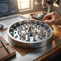 Composant de châssis complexe en aluminium usiné CNC 5 axes de haute précision à tolérance serrée pour l'électronique aérospatiale