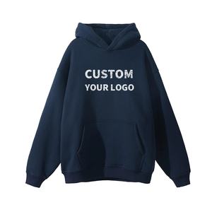 Sudadera con Capucha de Algodón Terry de Alta Calidad de 475 Gsm, Lavada al Ácido, para Hombre, Ropa Urbana, Impresión Personalizada, Bordado, Sudadera Extra Grande en Blanco TKAN606 - Product Image 1