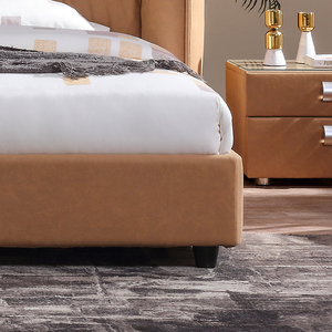 Cama <span class=keywords><strong>de</strong></span> lujo 2024, muebles <span class=keywords><strong>de</strong></span> dormitorio <span class=keywords><strong>de</strong></span> estilo contemporáneo, <span class=keywords><strong>cabeceros</strong></span> para tamaño Queen, <span class=keywords><strong>tela</strong></span> tecnológica, marco <span class=keywords><strong>de</strong></span> camas con funda - Product Image 5