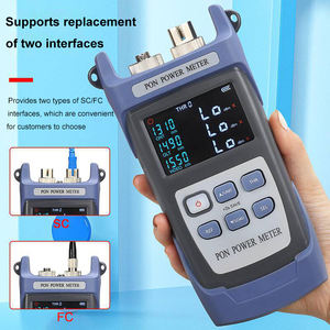 FTTH 1310nm 1490nm 1550nm 광섬유 케이블 테스터를위한 고정밀 FN40-PON 광 PON 전력계 건조 배터리 멀티미터 - Product Image 4