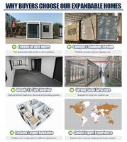 Maison Modulaire Préfabriquée de Luxe à 3 Chambres, Extensible, Portable, Respirante, Anti-Ouragan, Design Moderne, Durabilité 30-40 Ans