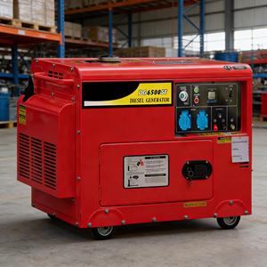 เครื่องกำเนิดไฟฟ้าดีเซลเบนซินแบบพกพา ป้องกันเสียงรบกวน 3kva-10kva พร้อม ATS ไดนาโมทองแดงแท้ 100% 220V/380V 50/60Hz สำหรับใช้ในบ้าน - Product Image 1