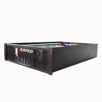 Sınıf H 2000W profesyonel 2 kanallı aktif 8 Ohm Metal AC Powered amplifikatör açık sahne konserleri ve partiler için