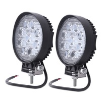 RAYCH nouveau 27w 4 pouces blanc 6000k rond étanche Led lampe tout-terrain Led lampe de travail 12v 24V pour camion voiture Auto Suv