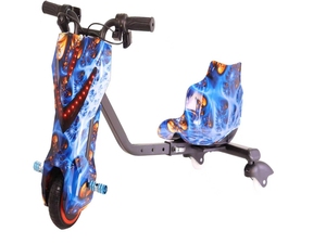 Trottinette à trois roues pour enfants avec lumières LED, siège réglable, batterie au lithium, matériau <span class=keywords><strong>PVC</strong></span>, capacité de charge 36V 70KG - Product Image 6