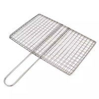 Grille de cuisson en fil de fer galvanisé soudé pour barbecue, camping, randonnée et activités de plein air – Offre Spéciale