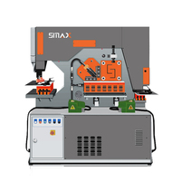 Mesin Pemotong Besi Hidrolik Multifungsi SMAX 65T Seri Q35Y Sistem Hidrolik Motor Rexroth Garansi 2 Tahun