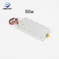 Módulo Amplificador de Potencia RF para Drones FPV de Largo Alcance, 2400-2480MHz/5.2GHz, 50W, Alta Potencia, GaN, con Suministro de 28V, Radio de 10-1000m