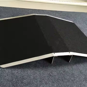 <b>Portable</b> Wheelchair 300kg Capacity Ramp Non-Skid Aluminum Ramps for Wheelchairs for Home <b>Steps</b> Handicap Ramp for Doorway - Product Image 2