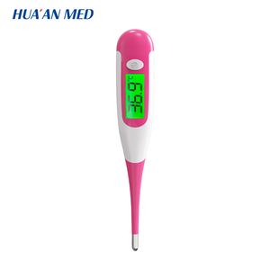 HUAAN pointe Flexible Jumbo résistant à l'eau lecture rapide rétro-éclairage affichage médical clinique stylo numérique bébé thermomètre - Product Image 2