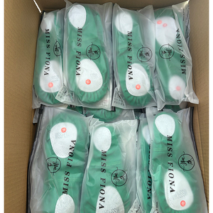 Zapatillas de Ballet Verdes para Mujer Adulta, Azules y Rosa Intenso, de Lona, para Bailarinas, Zapatos de Baile de Salón con Punta Dividida - Product Image 6