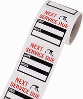 Autocollants de rappel de service d'entretien automobile personnalisés pour le changement d'huile, autocollants en vinyle amovibles pour les vitres et pare-brise des voitures