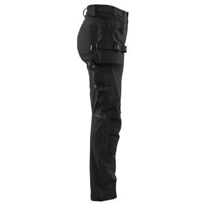 BLAKLADER - 712116459900C36 Pantalones artesanos para mujer 4 vías elásticos Black - EAN 7330509922200 PANTALÓN DE TRABAJO PANTALÓN VAQUERO DE TRABAJO - Product Image 4