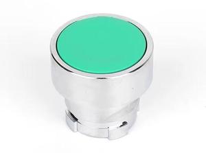 Tête de bouton-poussoir non lumineux 100 % originale Schneider, série ZB2BA3C ZB2BA3 ZB2, à rappel par ressort vert - Product Image 3