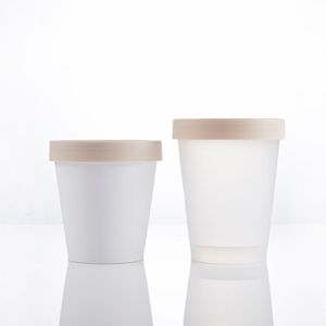 Tarro para exfoliante de helado de 200g 250g, botella de PP con tapa para mascarilla facial y corporal, gel de aloe vera, mascarilla de hielo, contenedor de polvo. - Product Image 1