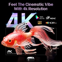 Projecteur Mini Portable Full HD 1080P Smart Android WIFI Sans Fil Home Cinéma LED 3D LCD Vidéo Mobile 4K Cinéma