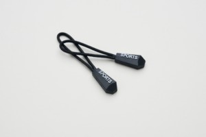 Tirador de cuerdas de silicona duradero con deslizador de cremallera personalizable directo de fábrica para accesorios de procesamiento de prendas de vestir hechos de TPU PVC - Product Image 3