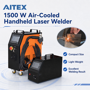 Máquina de Soldadura Láser de Fibra Portátil de 1500W, Soldador Láser Refrigerado por Aire con Alimentador de Alambre Doble Opcional para Fabricación de Metales AT550 - Product Image 4