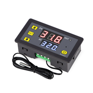 ZFX-W1608 เครื่องควบคุมอุณหภูมิจอแสดงผลดิจิตอล 79x43x27 มม.เทอร์โมสตัทพร้อมรีโมทคอนโทรล DC12V - Product Image 1