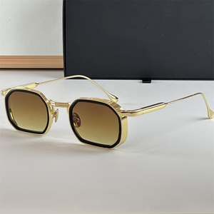 LMA Custom Shades Square Women Gold Metal Frame Luxury Sun Glasses Design Brand <b>Sunglasses</b> Man 2024 High Quality UV400 - Product Image 6