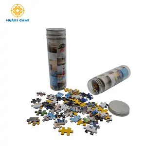 2023 puzzle giocattolo personalizzato più venduto puzzle a doppia faccia piccoli mini puzzle color cartone