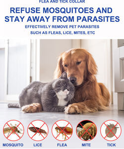 <span class=keywords><strong>Collar</strong></span> <span class=keywords><strong>Antipulgas</strong></span> y Garrapatas Natural, Duradero, Ajustable e Impermeable <span class=keywords><strong>para</strong></span> <span class=keywords><strong>Perros</strong></span> - Product Image 4