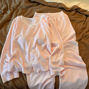 Pijamas Cálidos Juveniles de Invierno para Mujer, Forrados con Terciopelo Alemán de Doble Cara - Product Image 4