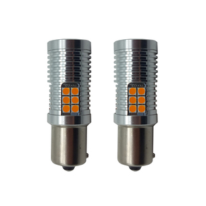 Feux de signalisation LED ADT Auto Lighting 1500lms sans erreur 30W 1156 Bau15s 7440 Py21w Canbus ambre sans scintillement 3030smd - Product Image 1