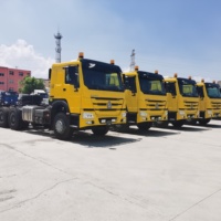 Высокопроизводительные шины SINOTRUK HOWO 6*4, 371 л.с., б/у трактор для Африки