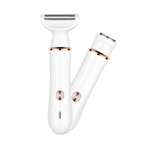 Épilateur électrique 4 en 1 pour femmes, rasoir électrique, épilation sans douleur, rasoir pour le visage, tondeuse pour le corps, le bikini, la zone pubienne, étanche IPX5 - Product Image 3