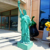 Sculptures personnalisées en fibre de verre, figurines décoratives occidentales, sculptures en résine, trophées, Statue de la Liberté, USA et Europe