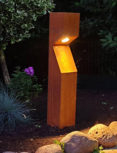 Galvanized Art Deco Freestanding Lamp <b>Posts</b> with Customizable Dimensions Waterproof & Weather Resistant Outdoor <b>Lighting</b> - Product Image 6