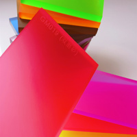 Plaque acrylique BESTA transparente claire 3mm-5mm, panneau givré à haute transmission lumineuse pour découpe laser et présentoirs de meubles