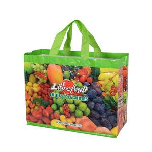 Nueva bolsa tejida de PP en forma de caja de Vietnam con mango de hombro personalizado de color superior de alta calidad sin tubería - Product Image 1