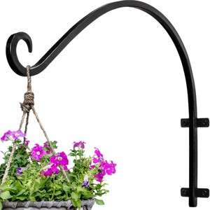 Crochets muraux carrés en acier pour pots de fleurs, supports à fleurs, paniers suspendus pour jardinage sur balcon, crochets de suspension pour pots de fleurs - Product Image 1