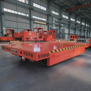 Carro Ferroviario Piattaforma a Batteria Ammortizzato e Sicuro per Carichi Pesanti con Ghiere P24 P30 per Industria Mineraria - Product Image 3