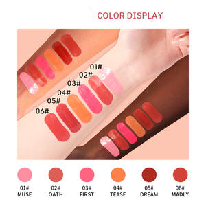 บลัชออนเนื้อลิควิดแบบมืออาชีพ 6 สี บลัชออนเนื้อลิควิดแต่งแก้มสีเดียว - Product Image 2