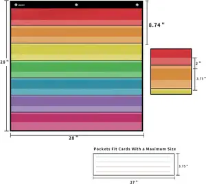 Calendário Pocket Chart Ensino Calendário Classroom Organizado Calendário Classroom Desenvolvimento Pocket Photo Cards in Classroom